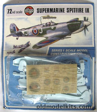 Airfix 1/72 Supermarine Spitfire MkIX - Wing Commander Johnny Johnson's Aircraft Kenley Wing RAF 1943 - Blister Pack, 01001-6 plastic model kit